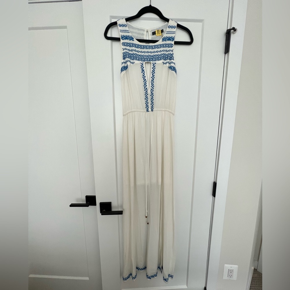 White and Blue Maxi